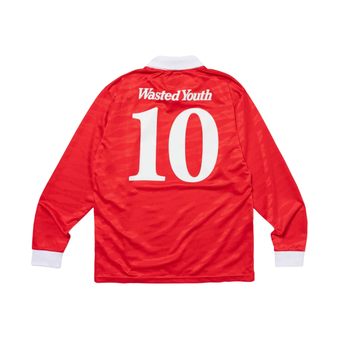 베르디 웨이스티드 유스 사커 셔츠 레드(Verdy Wasted Youth Soccer Shirt Red) - 2