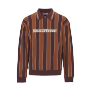 Martine Rose Logo Polo Brown - 25SS