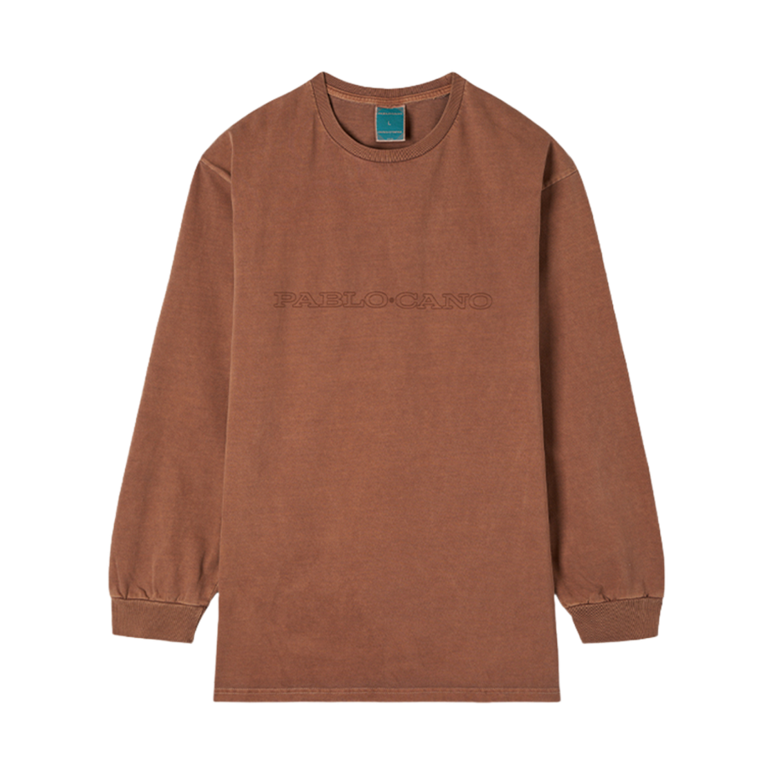 파블로카노 브라운 루즈 긴팔 티셔츠(PABLO CANO Brown Loose Ls T-Shirt)