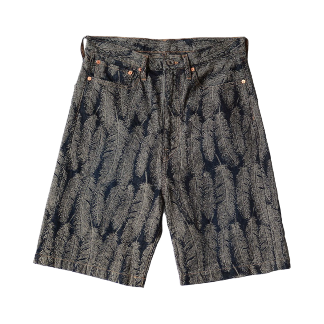 캐피탈 12온즈 맥파이 데님 5P 쇼츠 다크 인디고(Kapital 12 oz. Magpie Denim 5P Shorts Dark Indigo)