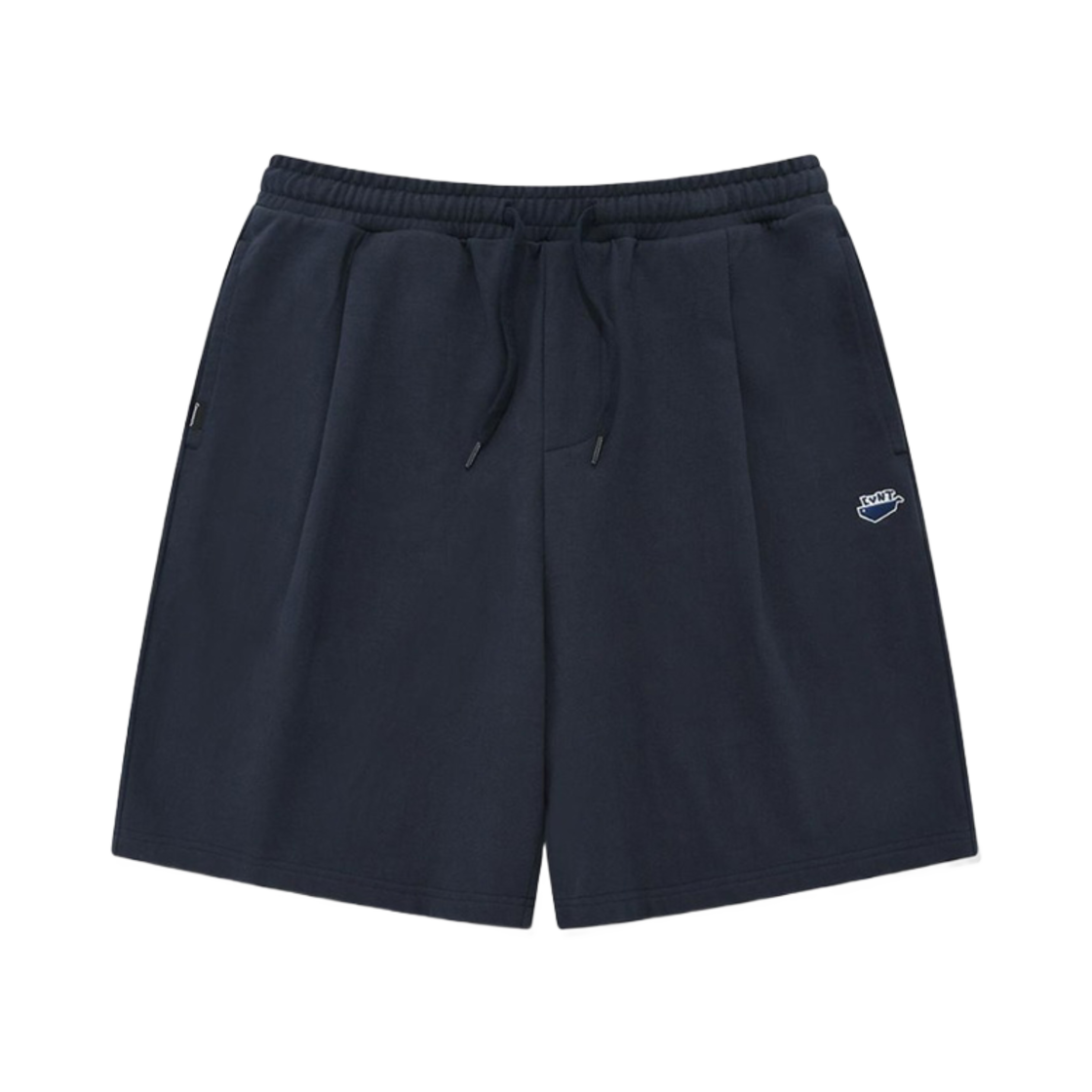CO2302SO21NA Covernat Wale Logo Sweat Shorts Navy