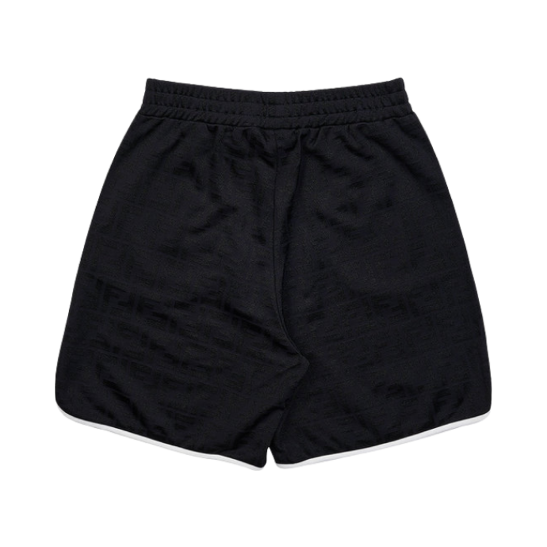 (키즈) 펜디 FF 자카드 쇼츠 블랙((Kids) Fendi FF Jacquard Shorts Black) - 2