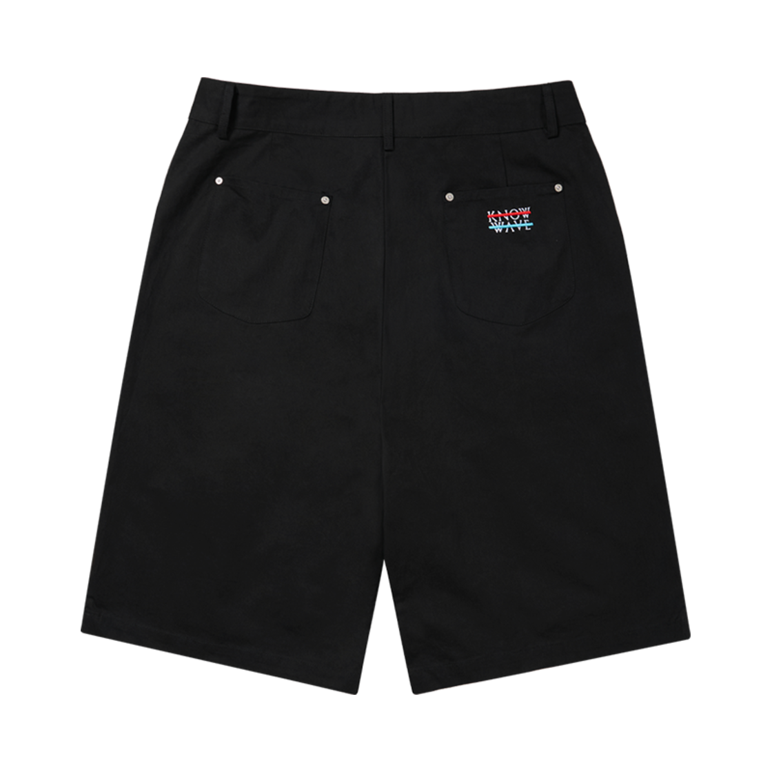 KNB25004BLK Knowwave Cotton Bermuda Pants Black