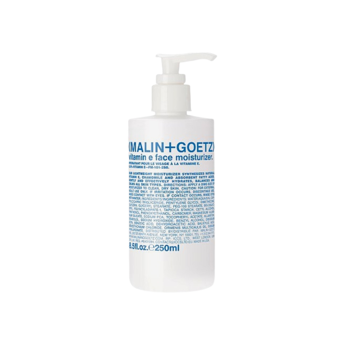 멜린앤게츠 비타민 E 페이스 모이스쳐라이저 250ml(Malin+Goetz Vitamin E Face Moisturizer 250ml)