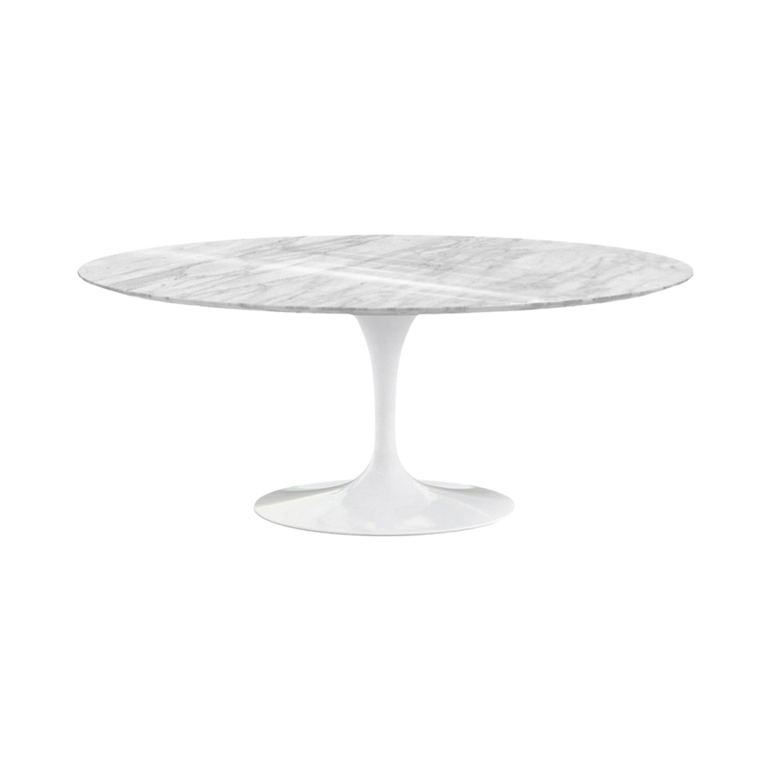 KNOLL2 Knoll Saarinen Oval Dining Table Statuarietto 183cm