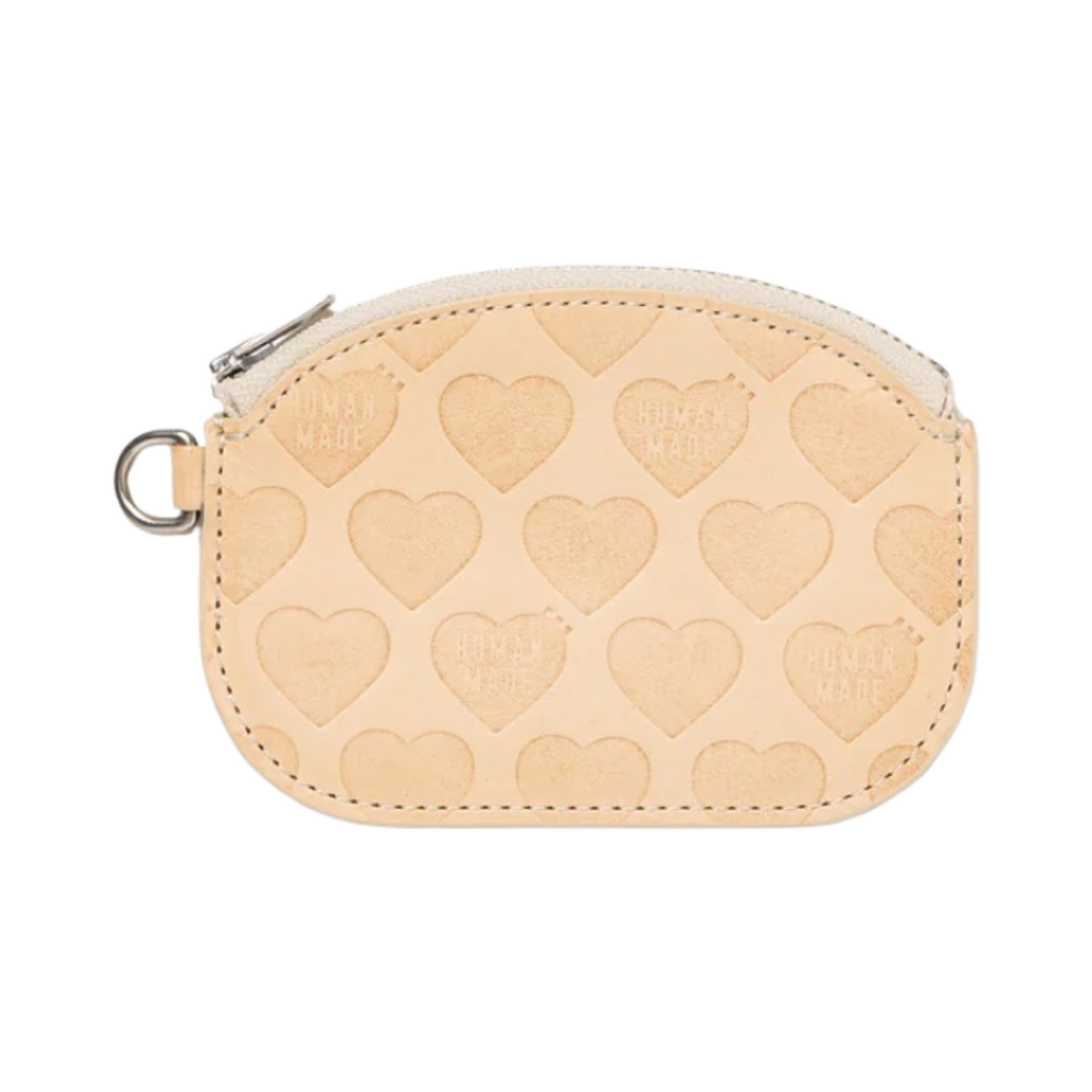 HM27GD055 Human Made Leather Coin Case Beige