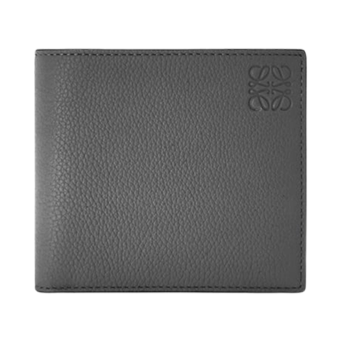 C660302X02-1110 Loewe Bifold Wallet in Soft Grained Calfskin Anthracite