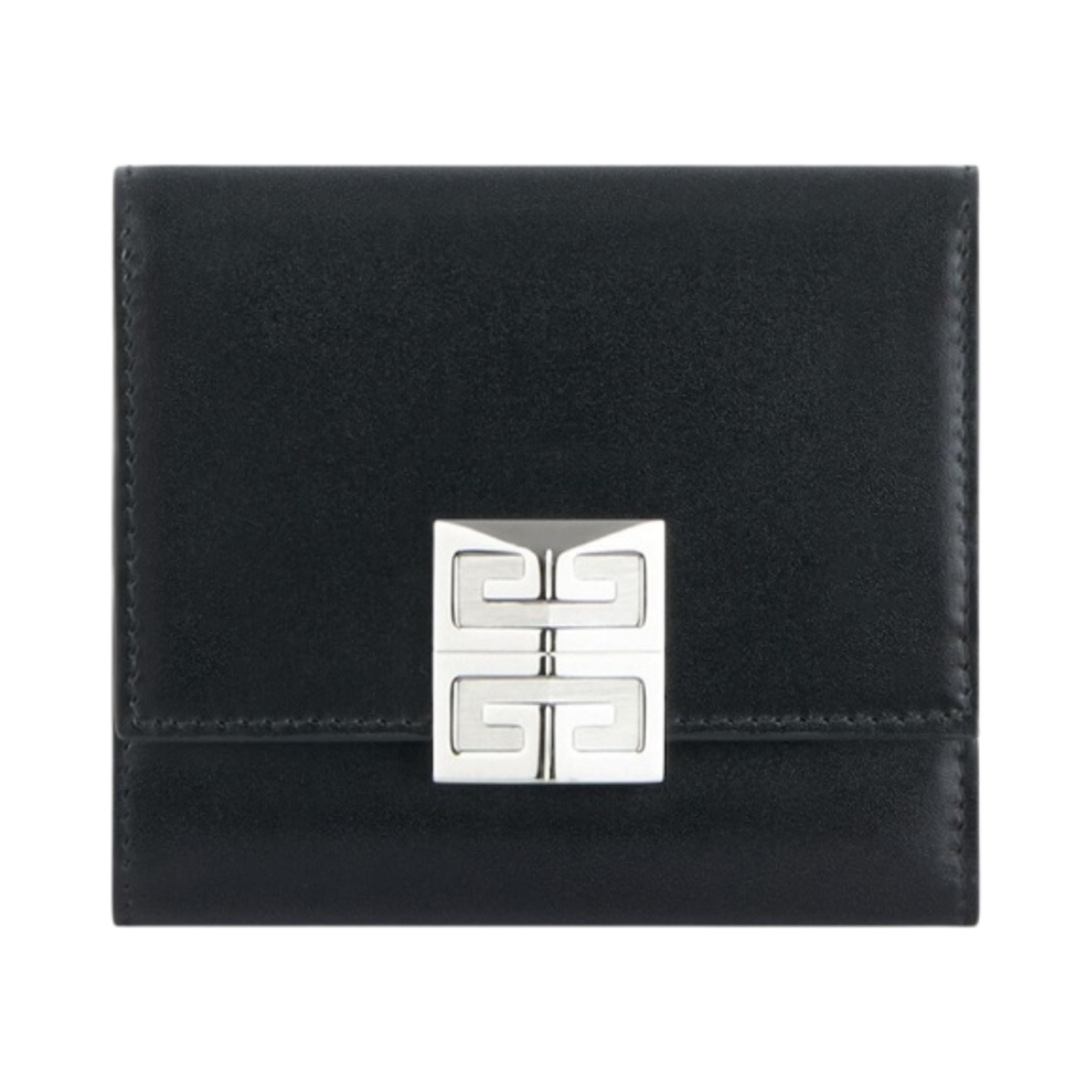 지방시 박스 레더 4G 트라이폴드 지갑 블랙(Givenchy 4G Trifold Wallet in Box Leather Black)