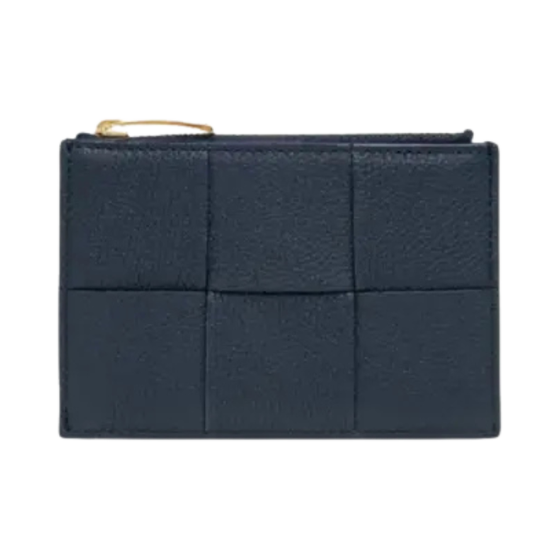 651393VCP133124 Bottega Veneta Zipped Card Case Deep Blue