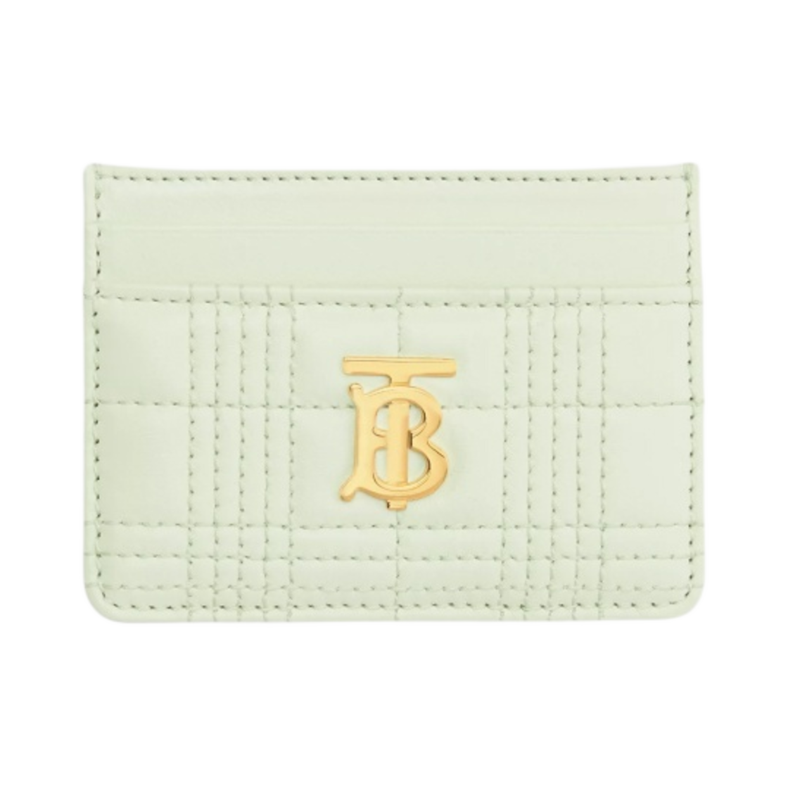 버버리 퀼티드 레더 롤라 카드 케이스 피스타치오(Burberry Quilted Leather Lola Card Case Pistachio) - 1