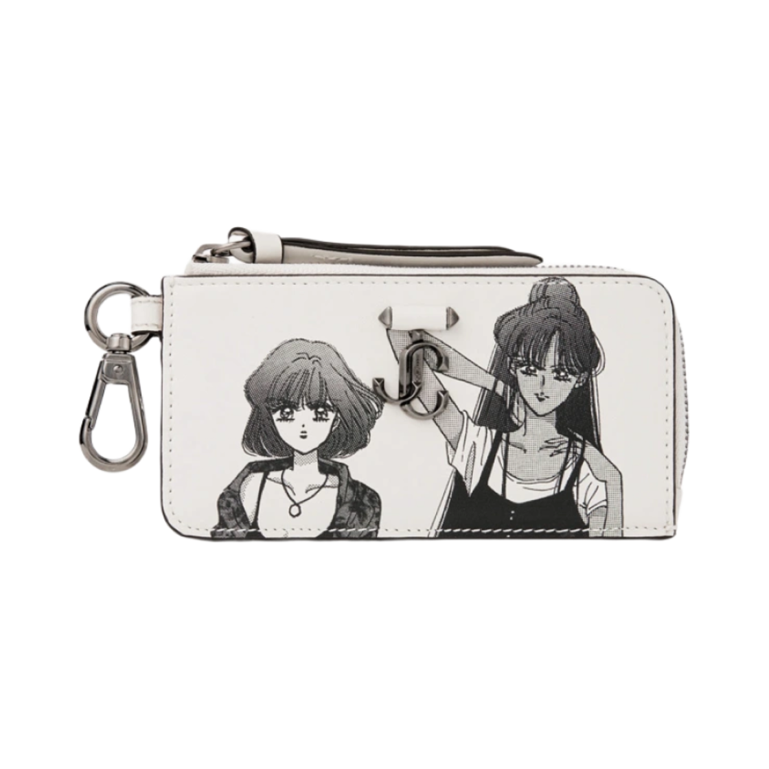 지미추 x 미소녀 전사 세일러문 메이오 세츠 & 토모에 호타루 리즈-Z 카드 홀더 블랙 화이트(Jimmy Choo x Pretty Guardian Sailor Moon Setsuna Meiô & Hotaru Tomoe Lise-Z Card Holder Black White)
