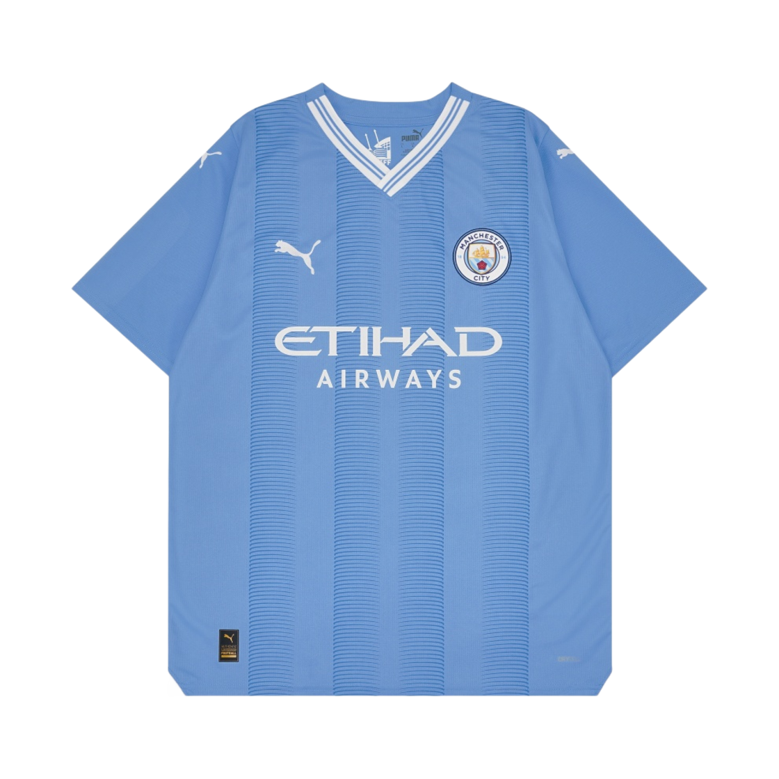 푸마 맨체스터 시티 2023/24 홈 저지 팀 라이트 블루 (논 마킹 버전)(Puma Manchester City 2023/24 Home Jersey Team Light Blue (Non Marking Ver.))