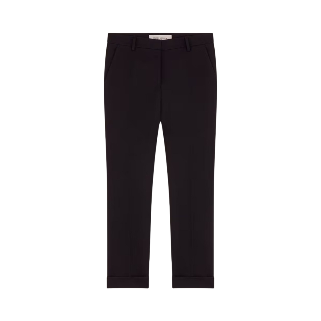 (W) 골든구스 울 시가렛 팬츠 다크 블루((W) Golden Goose Wool Cigarette Pants Dark Blue)