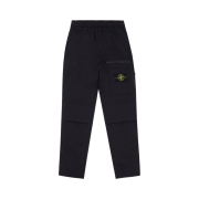 Stone Island 30803 Stretch Cotton Tela Paracadute Garment Dyed Cargo Pants Black - 22SS