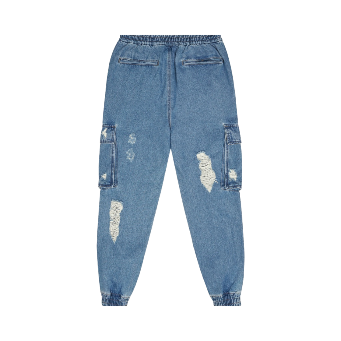 준지 데미지 카고 조거 데님 블루 - 23SS(Juun.J Damage Cargo Jogger Denim Blue - 23SS) - 2