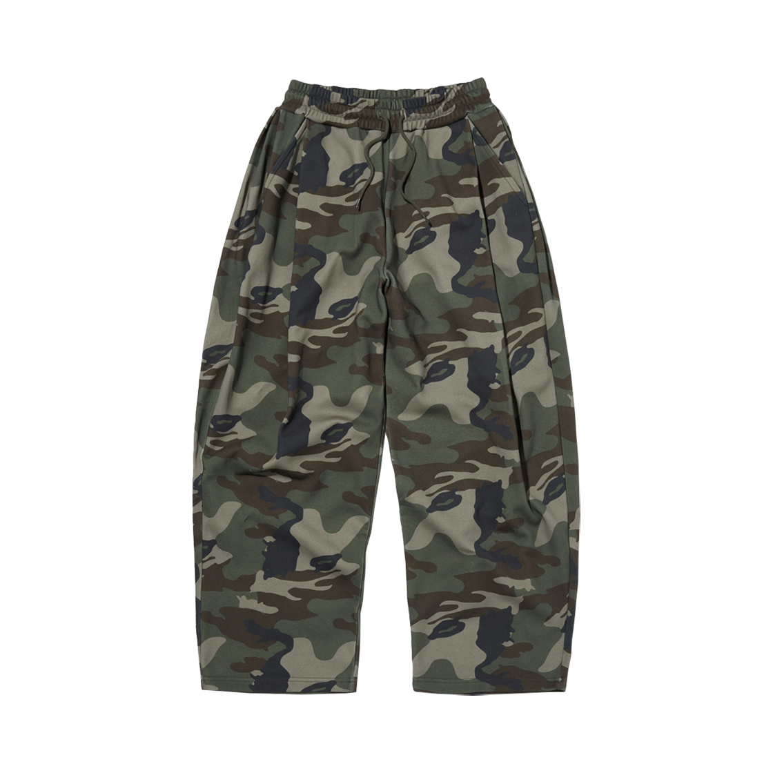 스웨이드 투턱 롱 팬츠 카모(Suade Two Tuck Long Pants Camo)