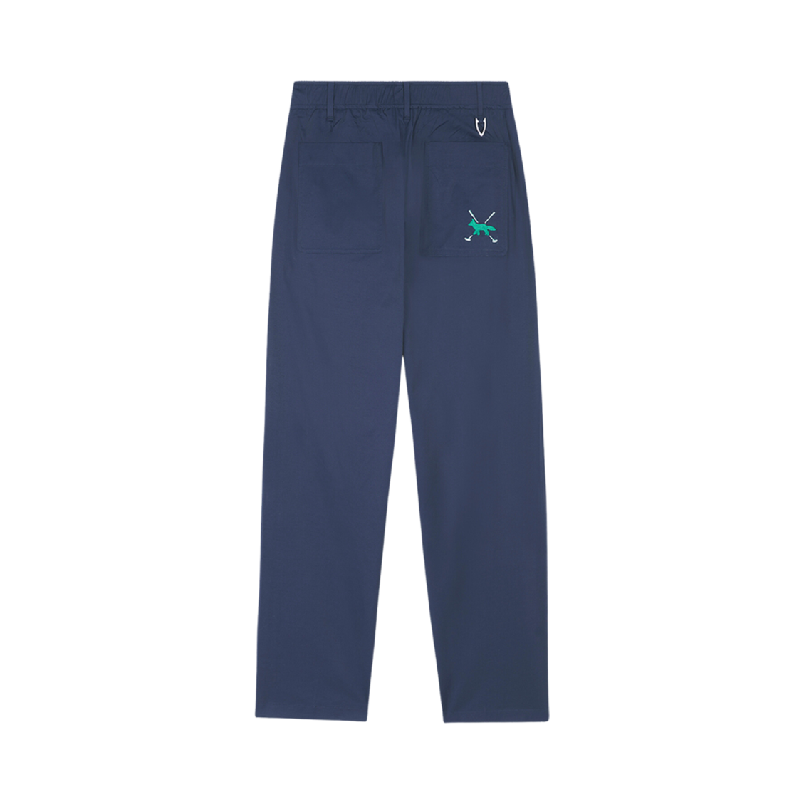 메종 키츠네 프로파일 폭스 테이퍼드 팬츠 다크 네이비(Maison Kitsune Profile Fox Tappered Pants Dark Navy) - 2