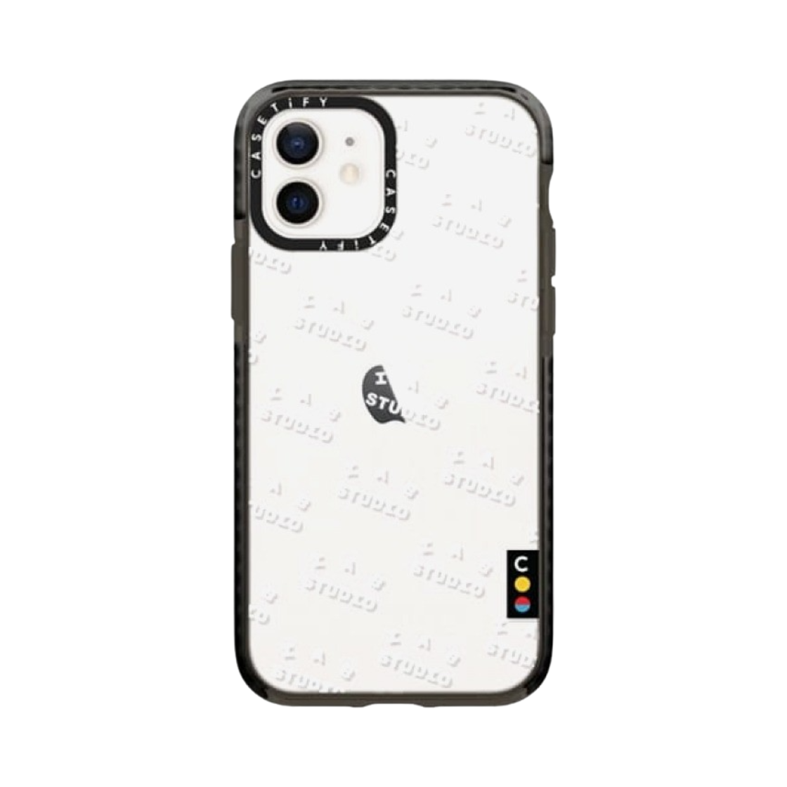 케이스티파이 x 아이앱 스튜디오 아이폰 패턴 로고 케이스 클리어 블랙(Casetify x IAB Studio iPhone Pattern Logo Case Clear Black) - 2