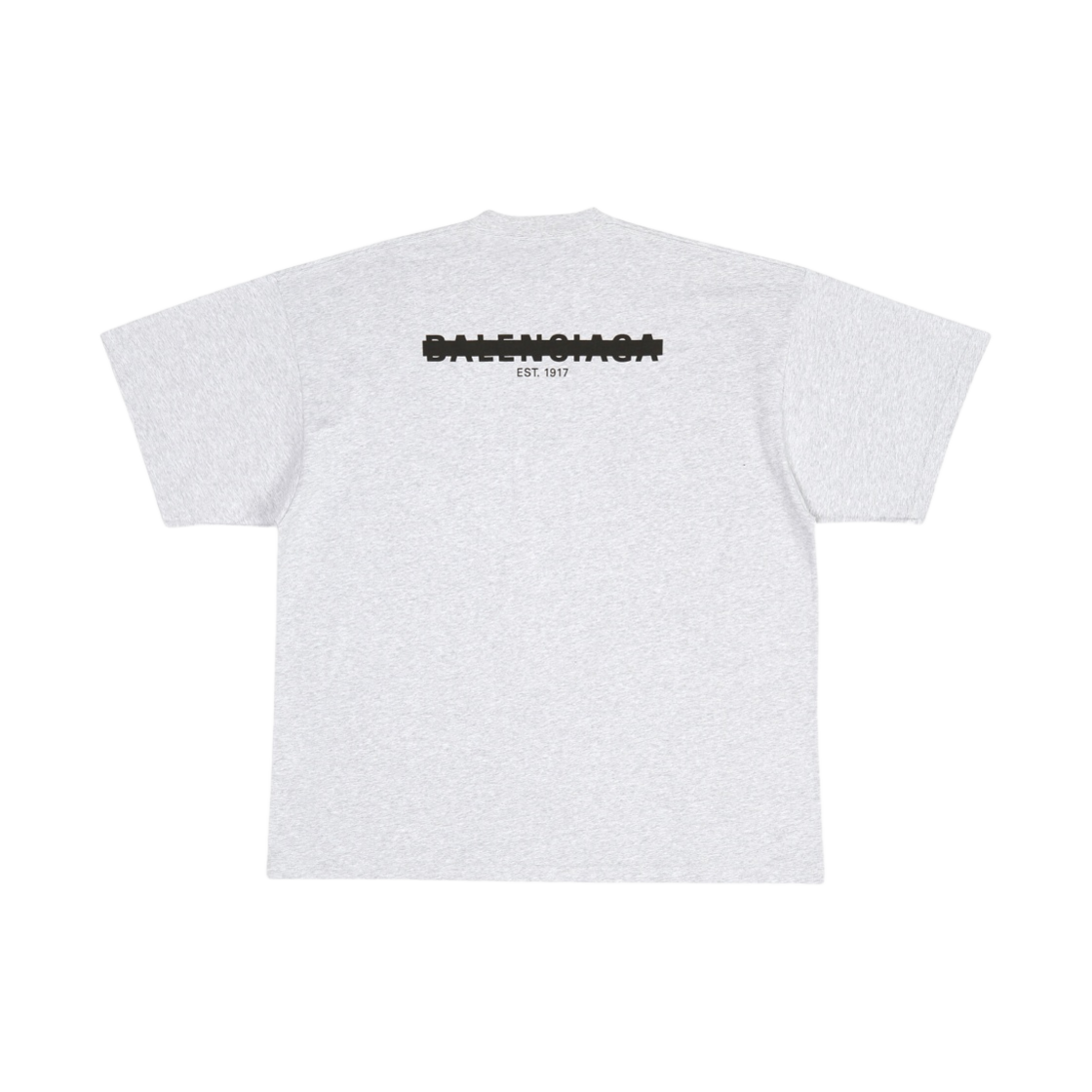 발렌시아가 스트라이크 1917 오버사이즈 티셔츠 그레이(Balenciaga Strike 1917 Oversized T-Shirt Grey) - 2
