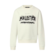 Louis Vuitton Cotton Sweatshirt Monochrome Milky White