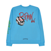 Chrome Hearts Matty Boy Brain New Sweatshirt Blue