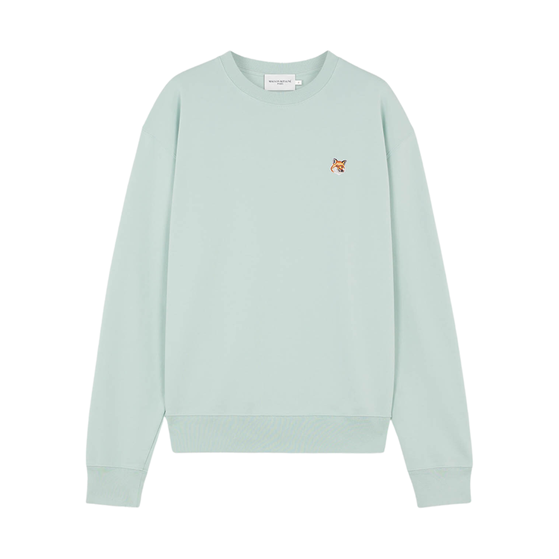 메종 키츠네 폭스 헤드 패치 릴렉스드 스웨트셔츠 블루 헤이즈(Maison Kitsune Fox Head Patch Relaxed Sweatshirt Blue Haze) - 1