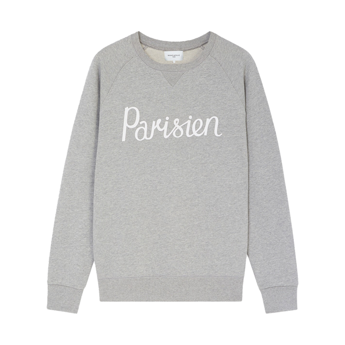 메종 키츠네 파리지앵 클래식 스웨트셔츠 그레이 멜란지