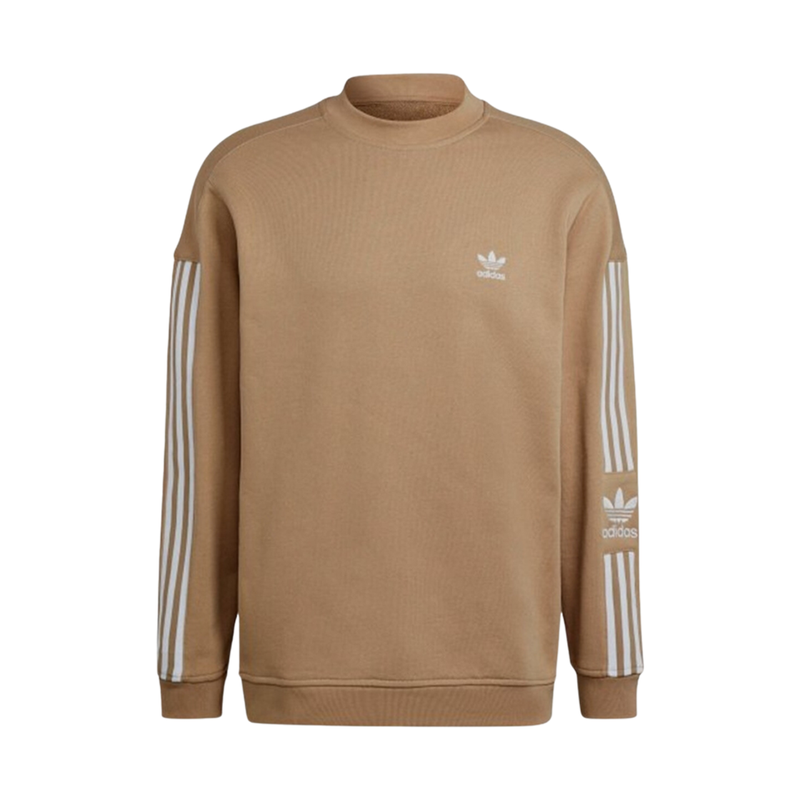 H41316 Adidas Lock Up Crew Sweatshirt Beige Tone - KR Sizing