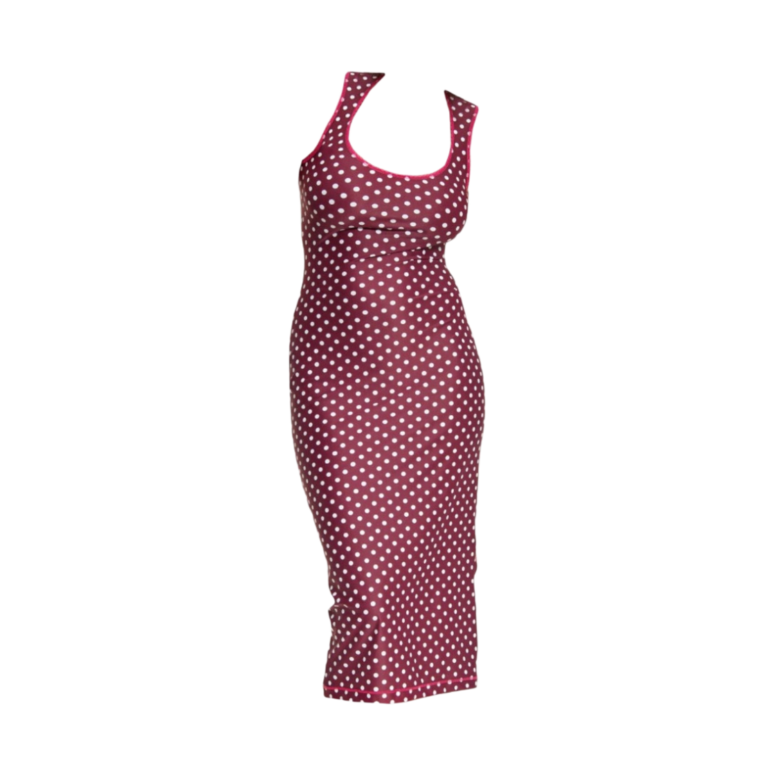 (W) 루즈 루쓰 드레스 포이즈 프룬((W) Rouje Ruth Dress Pois Prune)