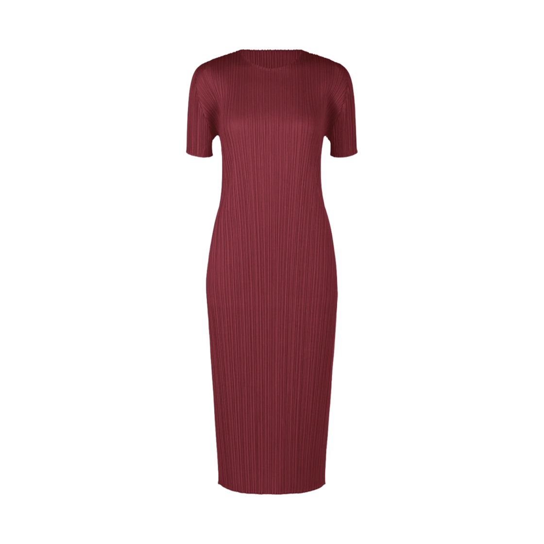 PP56/PP51-JH135-84 (W) Pleats Please Issey Miyake MC March Dress Bordeaux