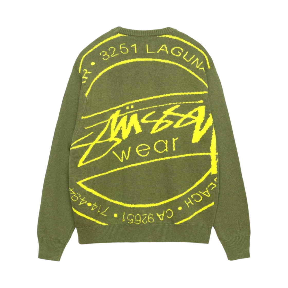 스투시 라구나 아이콘 스웨터 다크 그린(Stussy Laguna Icon Sweater Dark Green) - 1