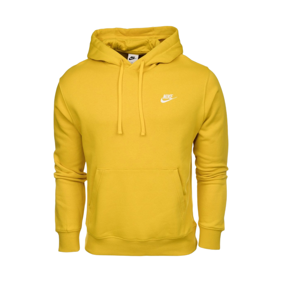 나이키 NSW 클럽 플리스 풀오버 후드 비비드 설퍼 - US/EU(Nike NSW Club Fleece Pullover Hoodie Vivid Sulfur - US/EU) - 1