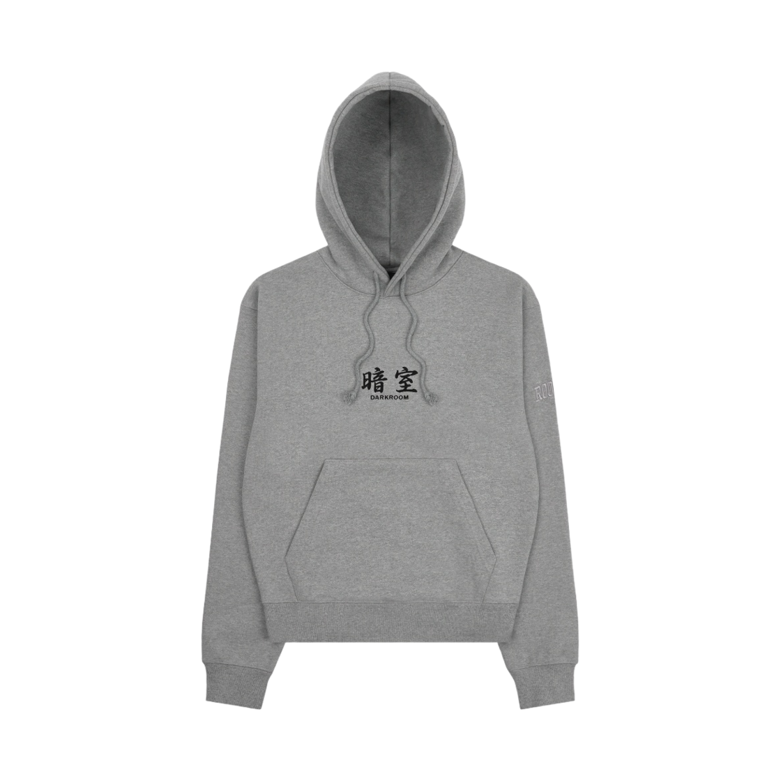다크룸 스튜디오 베이직 로고 헤비웨이트 후드 그레이(Darkr8m Studio Basic Logo Heavyweight Hoodie Gray)