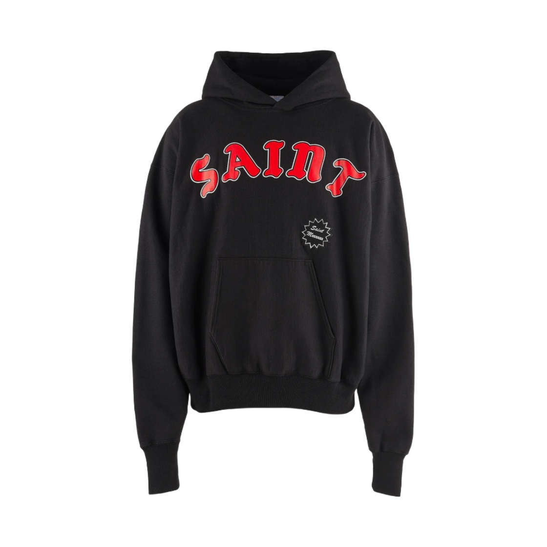 세인트 마이클 아치 세인트 후드 블랙 - 24SS