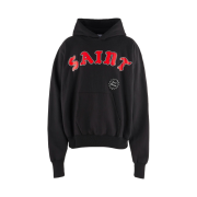 Saint Mxxxxxx Arch Saint Hoodie Black - 24SS