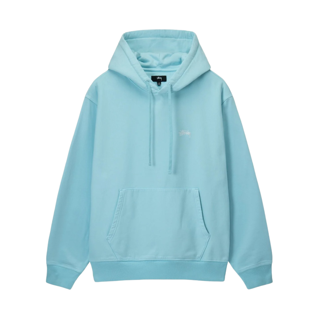 스투시 오버다이드 스탁 로고 후드 블루(Stussy Overdyed Stock Logo Hoodie Blue) - 1