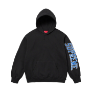 Supreme Sleeve Arc Hooded Sweatshirt Black - 23FW