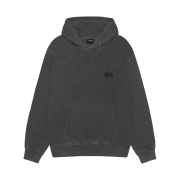 Stussy Basic Pigment Dyed Hoodie Black Black