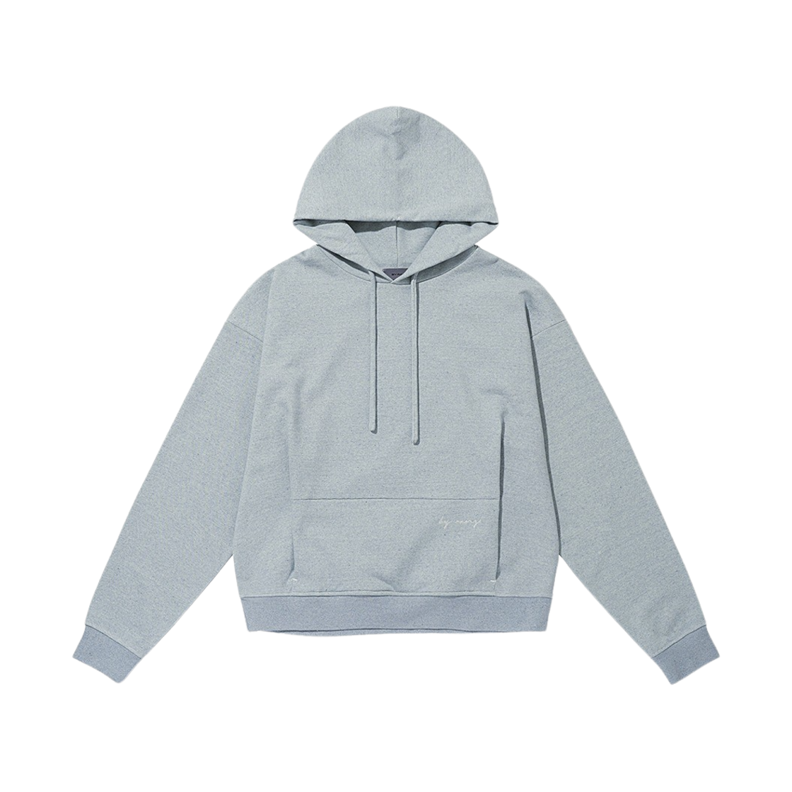 바이랑 프렌치 테리 후드 스웨트셔츠 데님