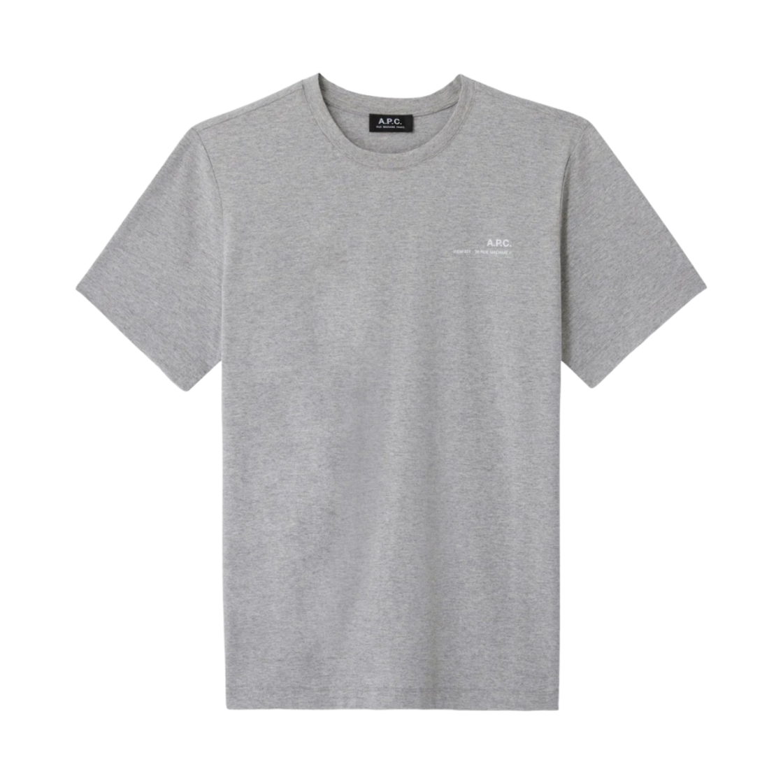 COFBT-H26904-PLA A.P.C. Item T-Shirt Heather Grey