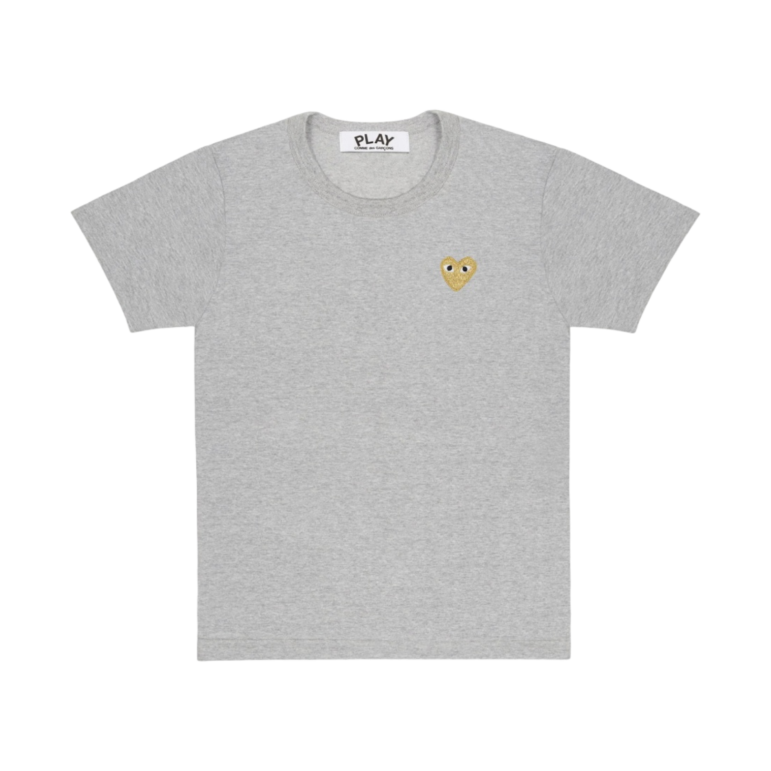 AX-T216-051-3 Play Comme des Garcons Gold Heart T-Shirt Grey