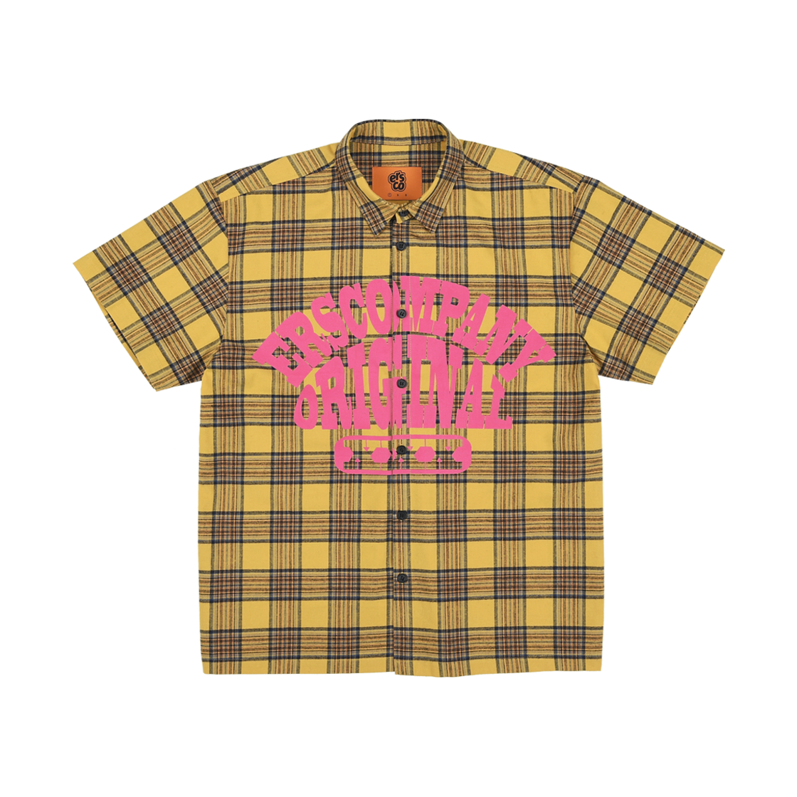 이알에스코 오리지널 플레이드 셔츠 옐로우(ersco Original Plaid Shirt Yellow)