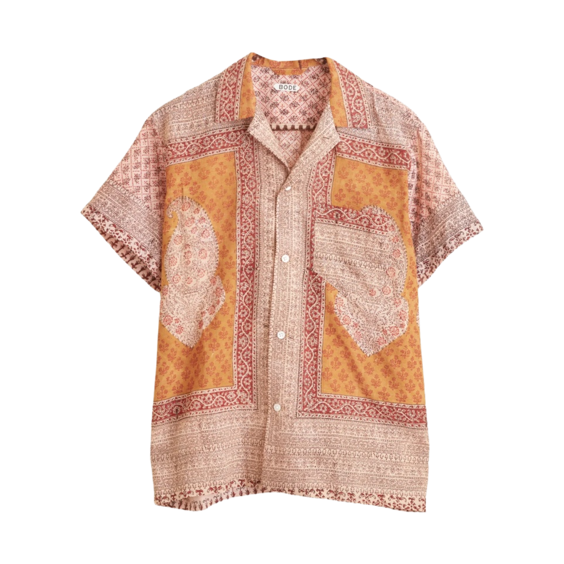 보디 레드버드 트위스트 숏슬리브 셔츠 멀티(Bode Redbud Twist Short Sleeve Shirt Multi)