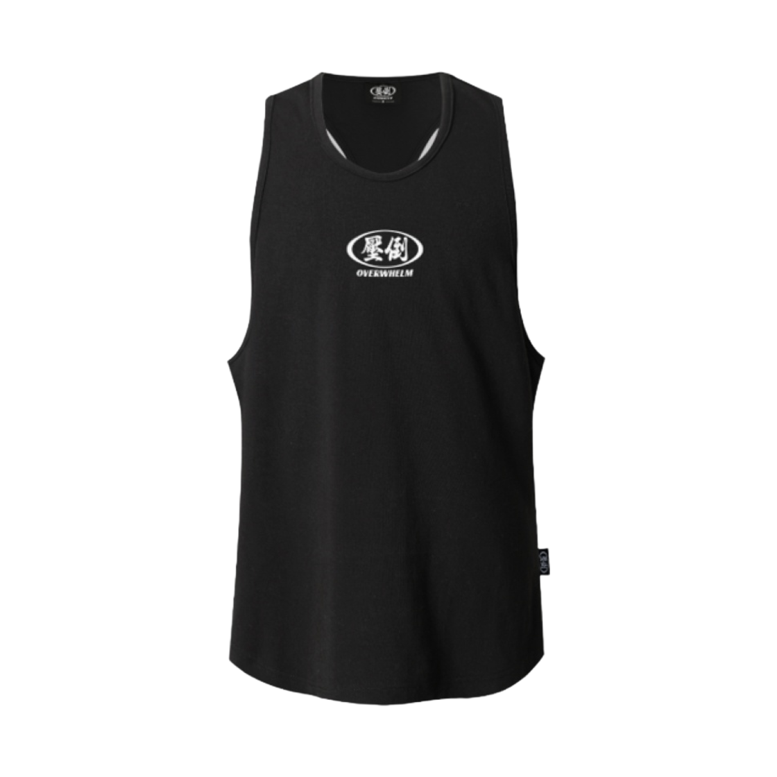 - Overwhelm Chestcut Main Circle Small Logo Sleeveless Black