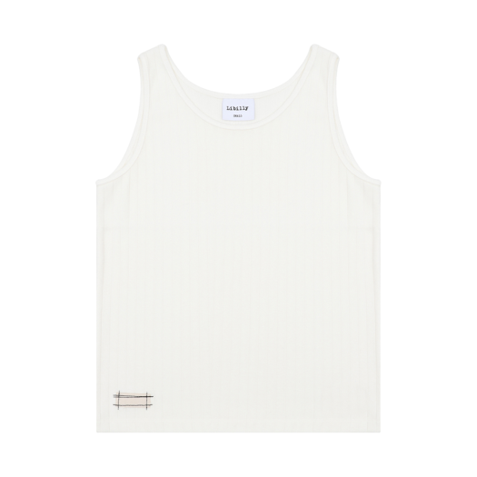 LB202506A1 LIBILLY Wide Rip Tanktop White