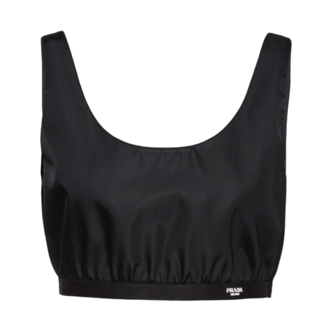 (W) 프라다 리나일론 탑 블랙((W) Prada Re-Nylon Top Black) - 1