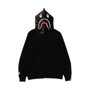 BAPE Shark Full Zip Hoodie Black