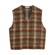 Our Legacy Double Lock Vest Ament Check Mohair