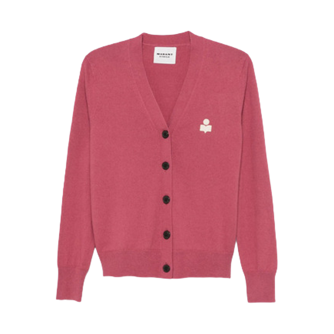 CA0104FA-C1L17E-40AK (W) Isabel Marant Karina Cardigan Pink - 25SS