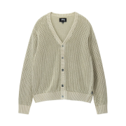 Stussy Loose Gauge Cardigan Natural